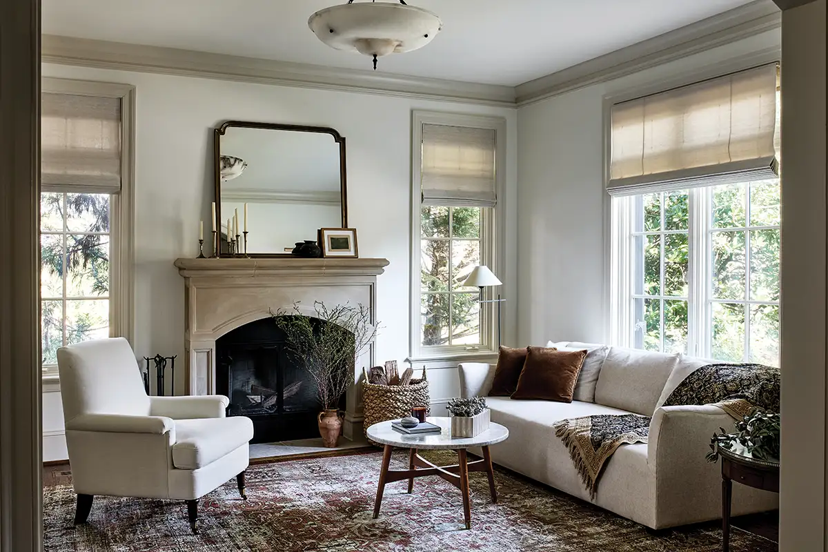 English countryside living room