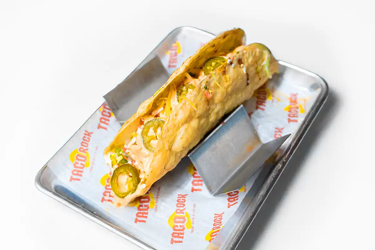 foot-long taco from Taco Rock