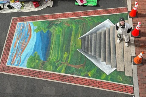3D mural by Ennedi Shtanko