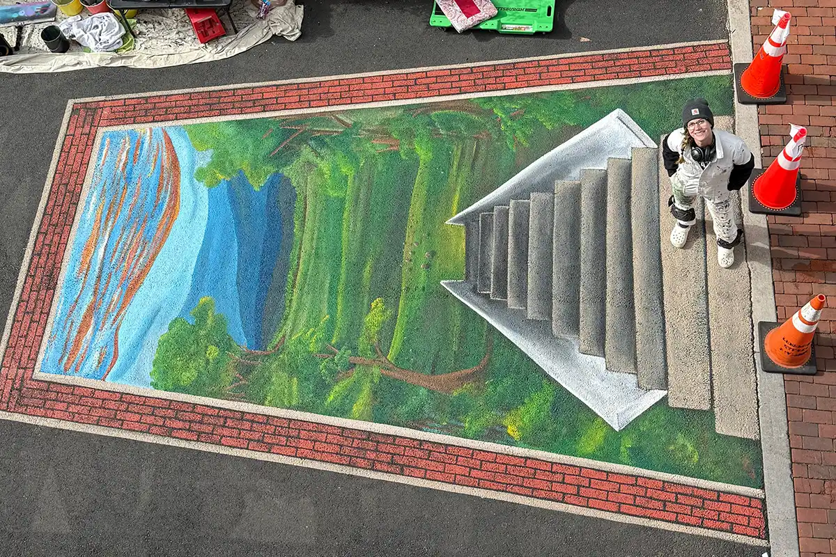 3D mural by Ennedi Shtanko