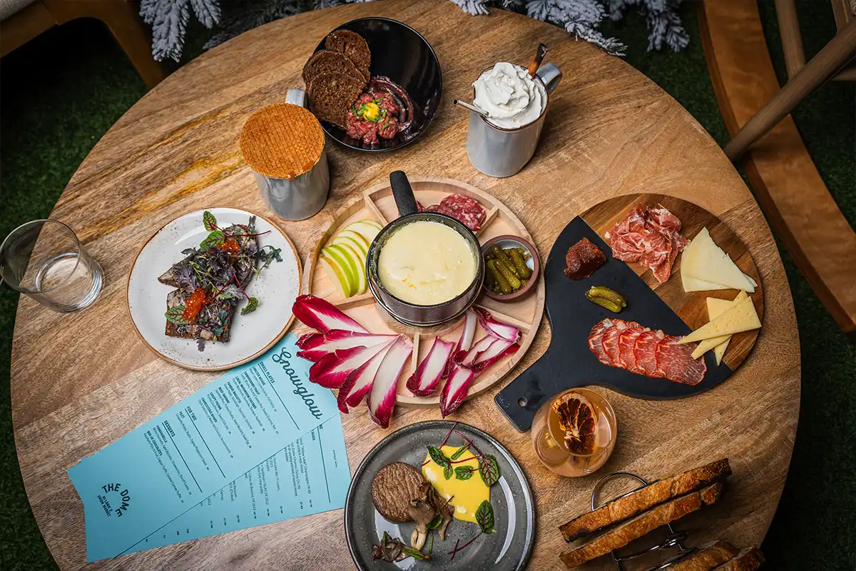 food and drink options at snowglow