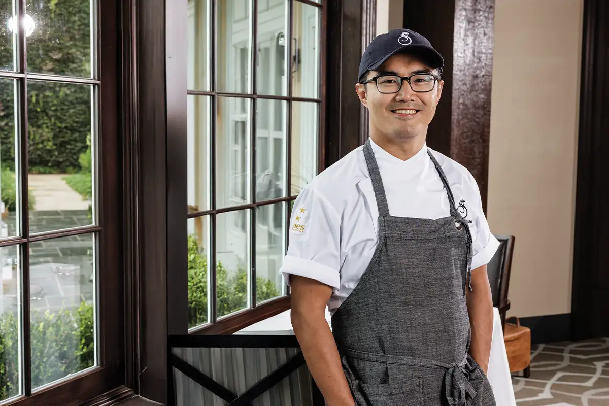 Bin Lu, chef of Harrimans Grill