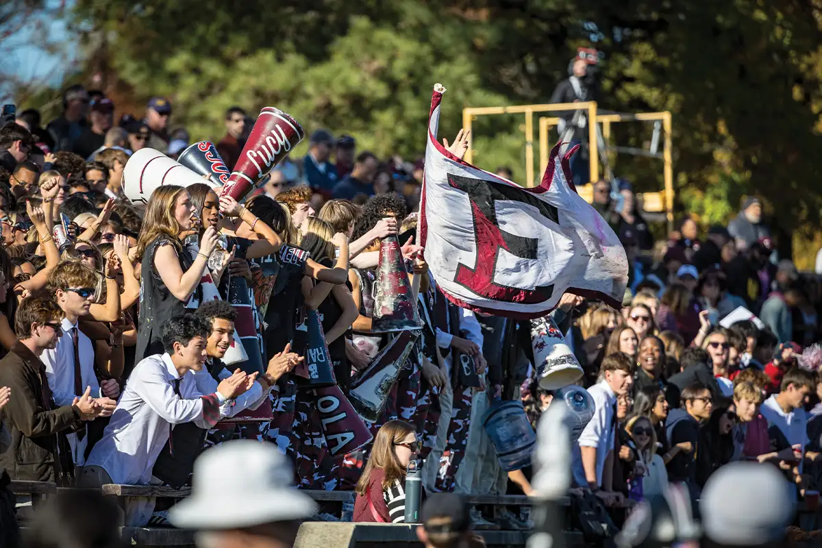 Episcopal High School Students at Game