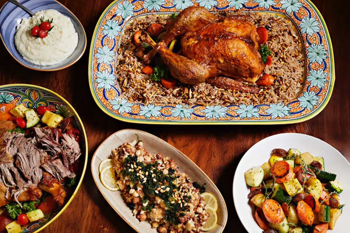 Thanksgiving dinner from Lebanese Taverna,