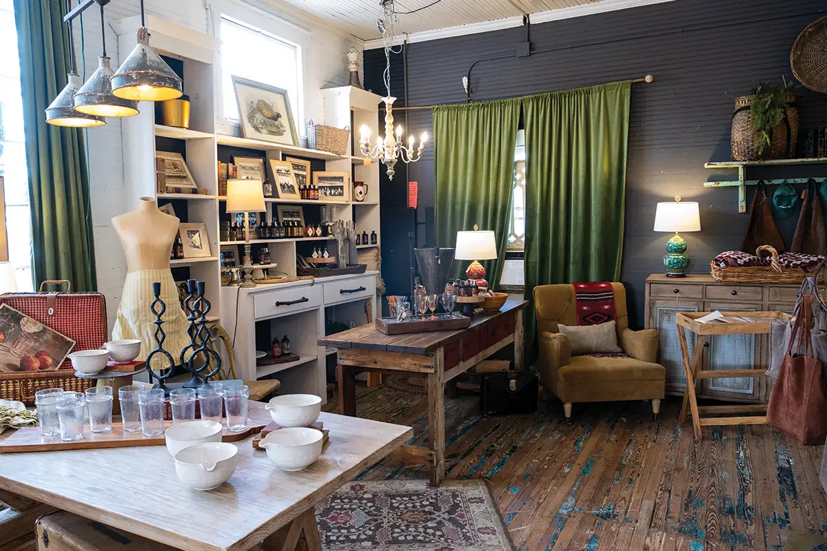 Furniture and decor at Lucketts Store