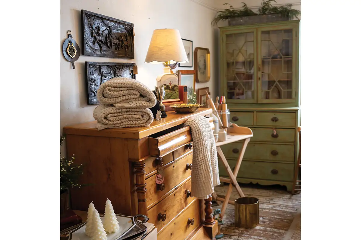 Furniture inside Lucketts Store