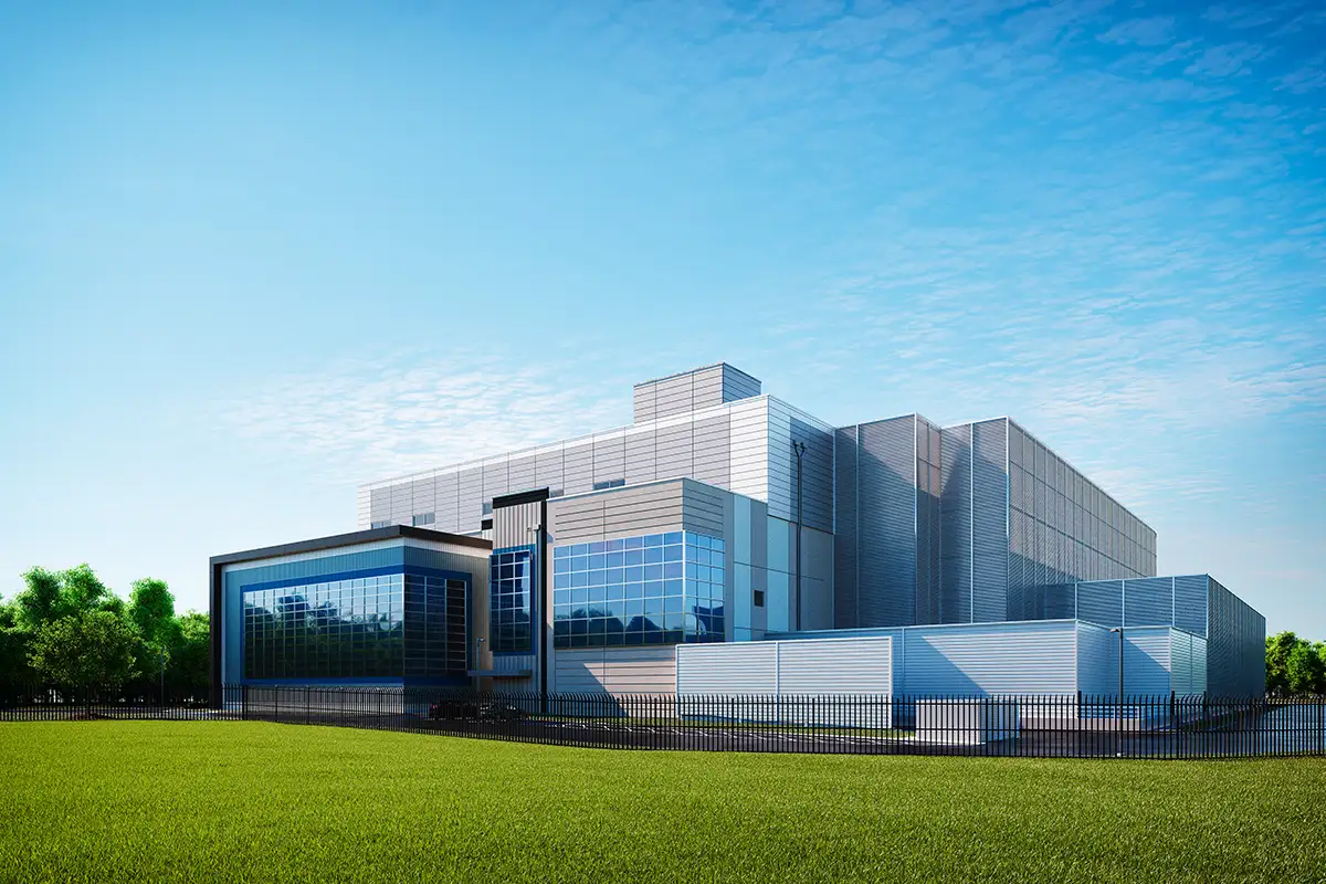 Rendering of Data Center in Chantilly