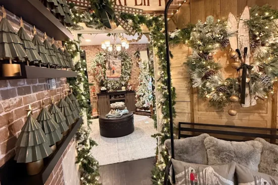 Holiday merchandise at A New View