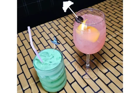 Wicked-themed drinks at McClellan's