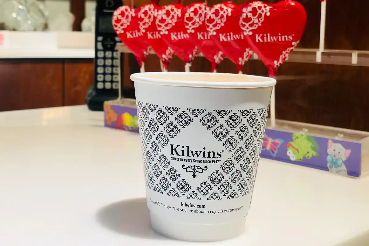 Kilwins hot chocolate