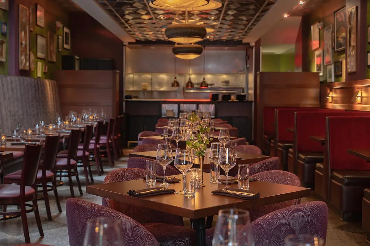 dining room at The Majestic