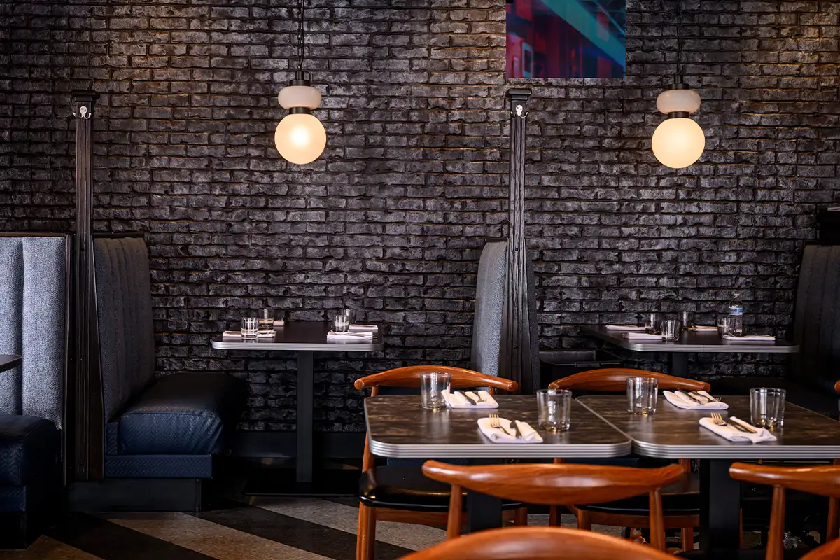 an empty dining room at Royal Restaurant
