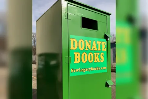 Book donation bin