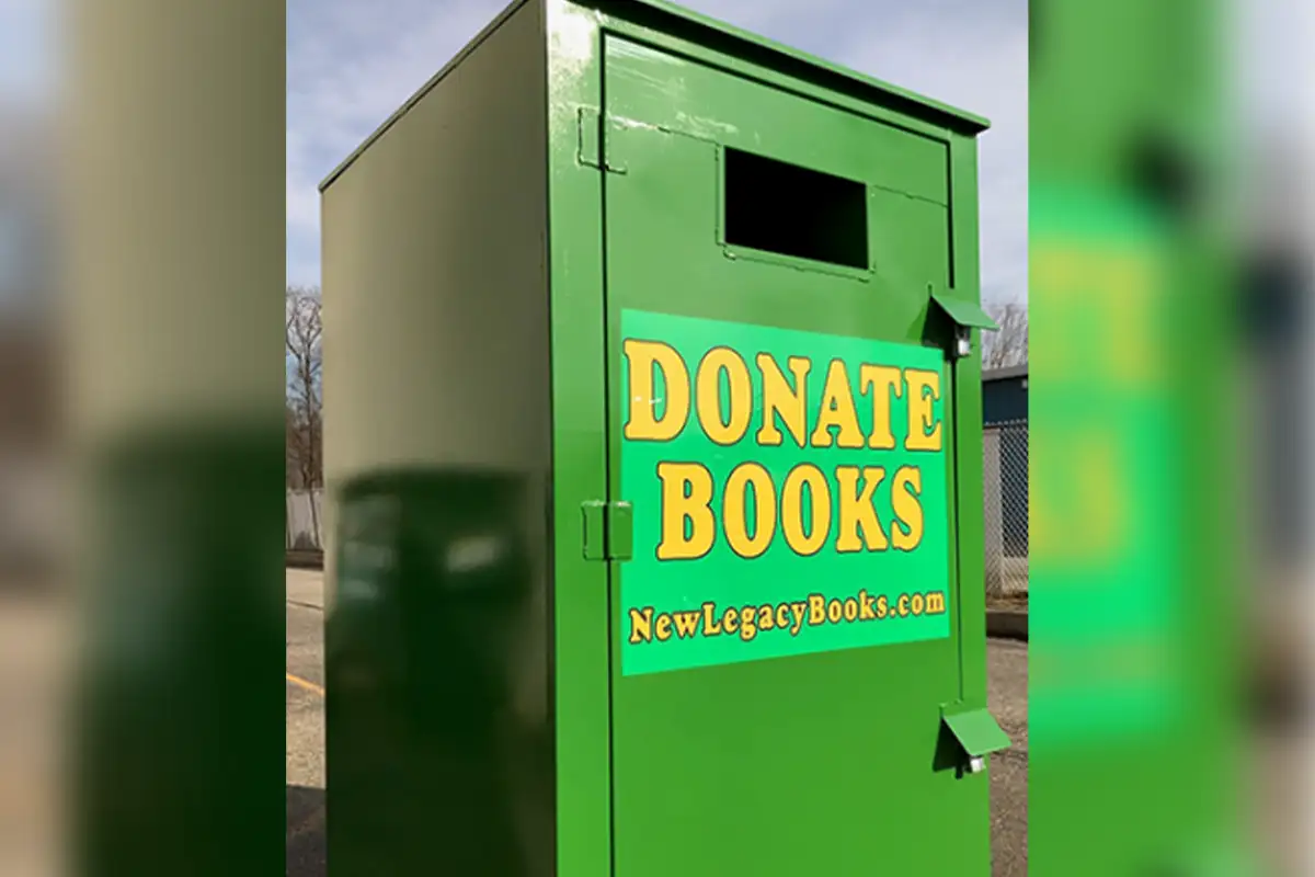 Book donation bin