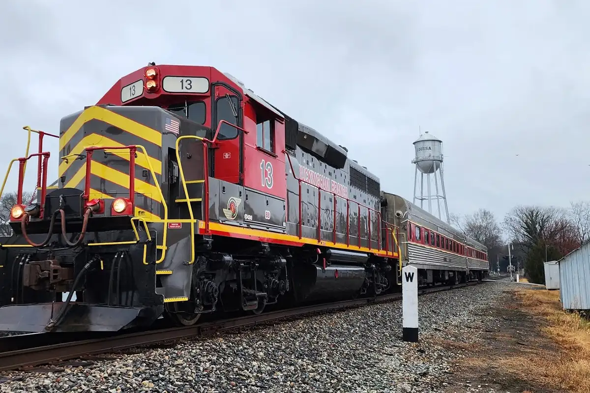 Virginia Scenic Railway's new Louisa location