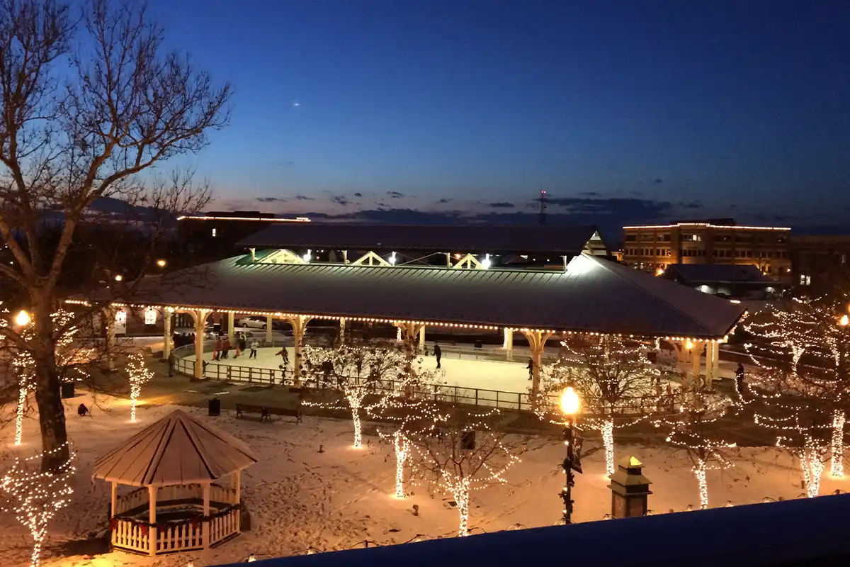 harris pavilion ice rink