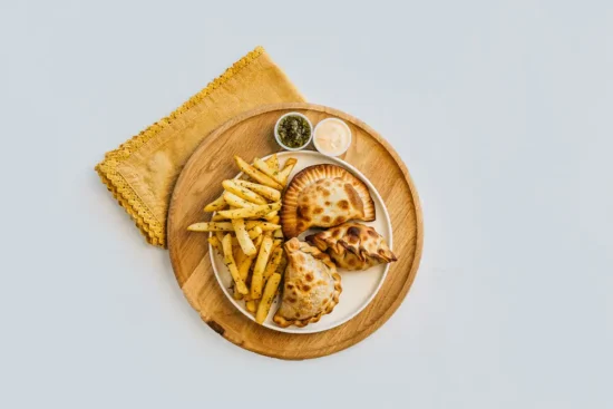 a plate of food from Empanadas de Mendoza