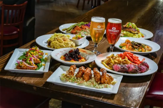 food and beer from Ornery Beer Co.