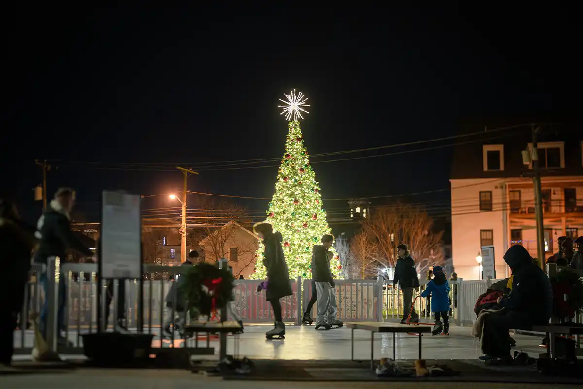 riverfront park ice skating rink