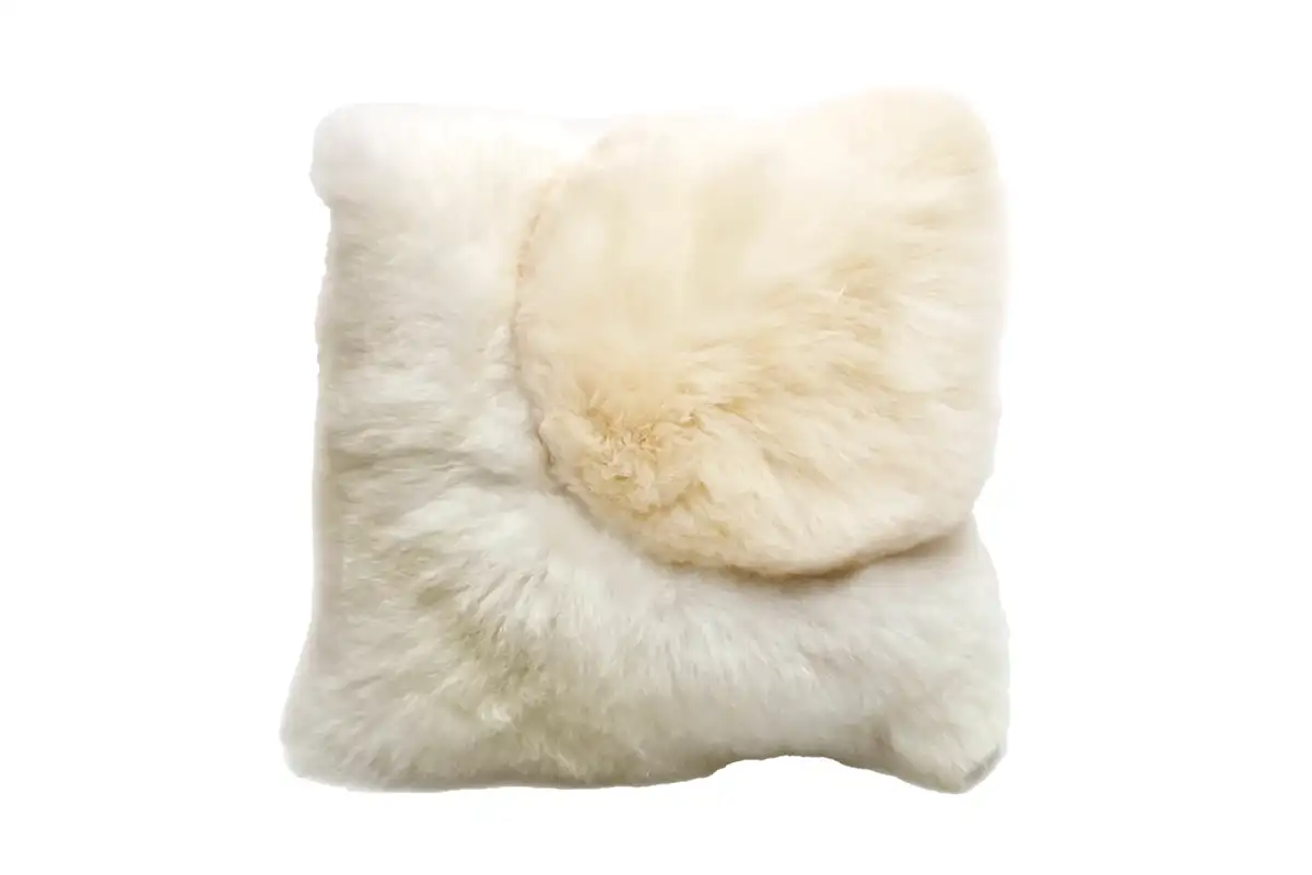 White Alpaca throw pillow