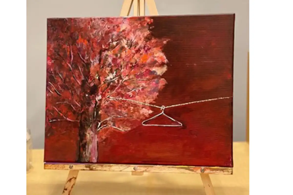 a painting of a tree at Handmade by LMAC