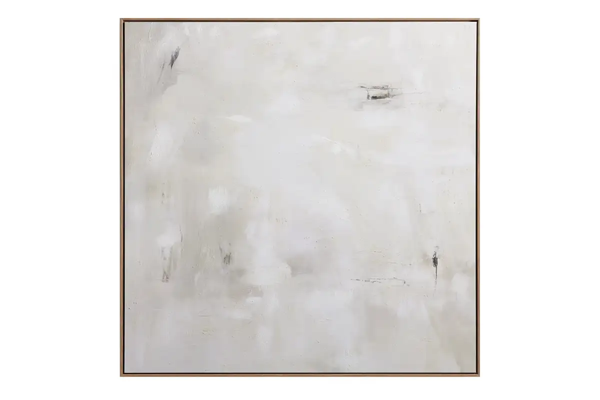 Abstract white painting