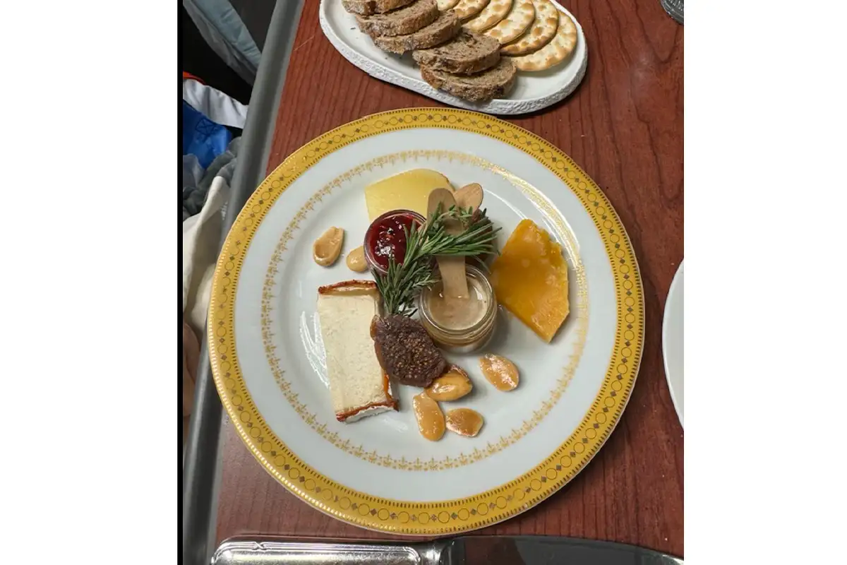 special meal from the Inn at Little Washington for a hospital patient