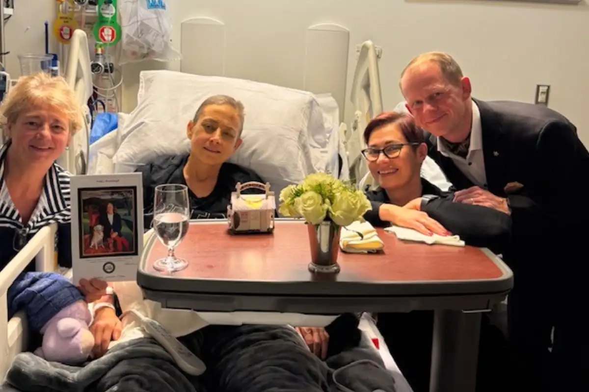 The Inn at Little Washington staff and hospital patient Ashley Brumbaugh
