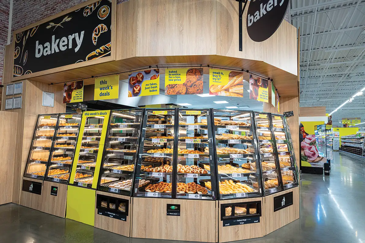 Lidl bakery section