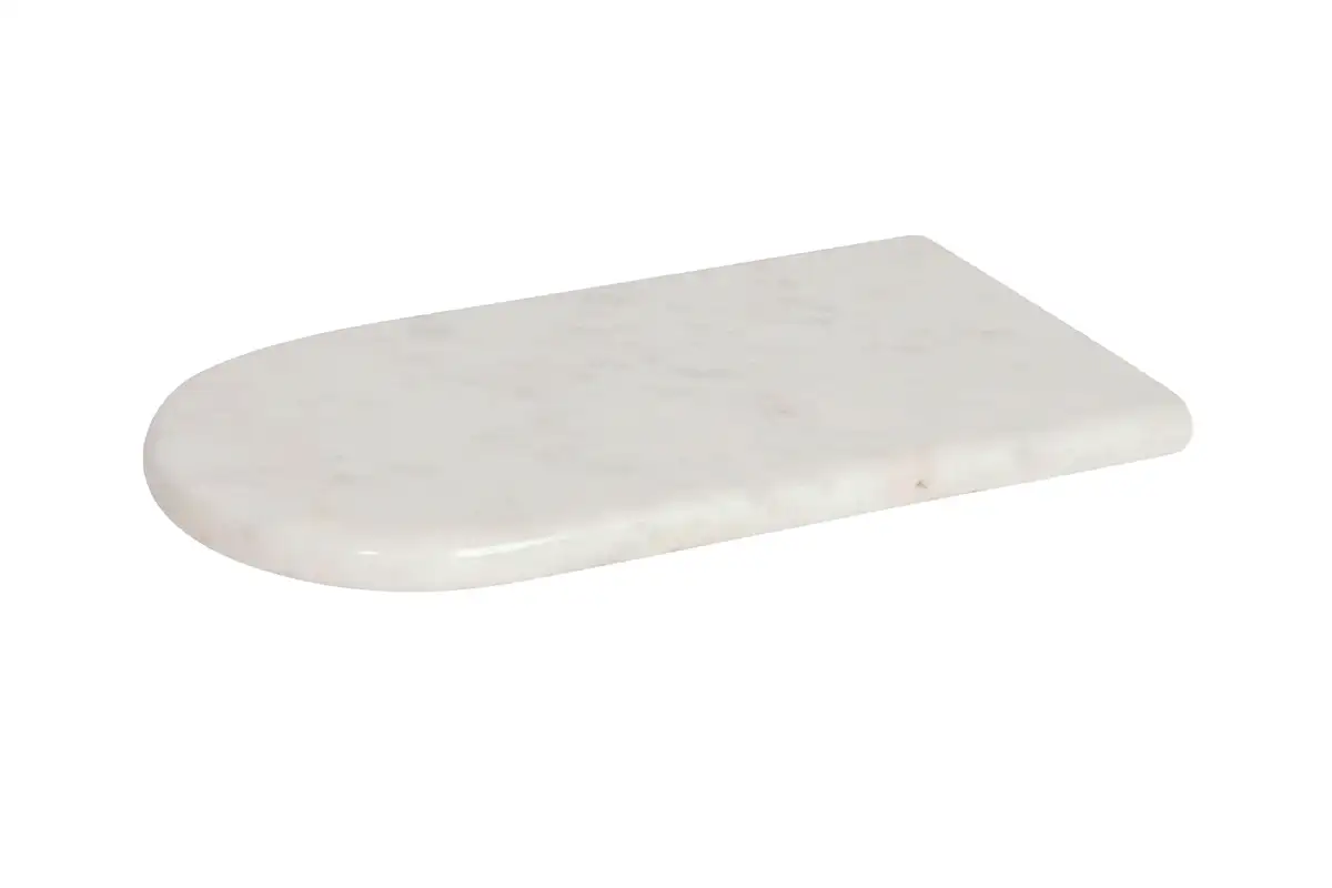 White serving board