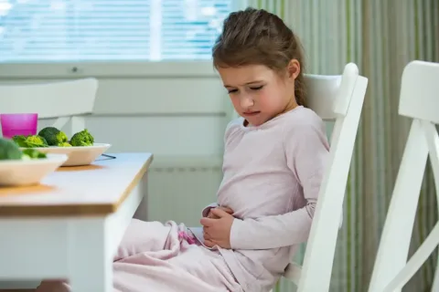 Child with stomach ache