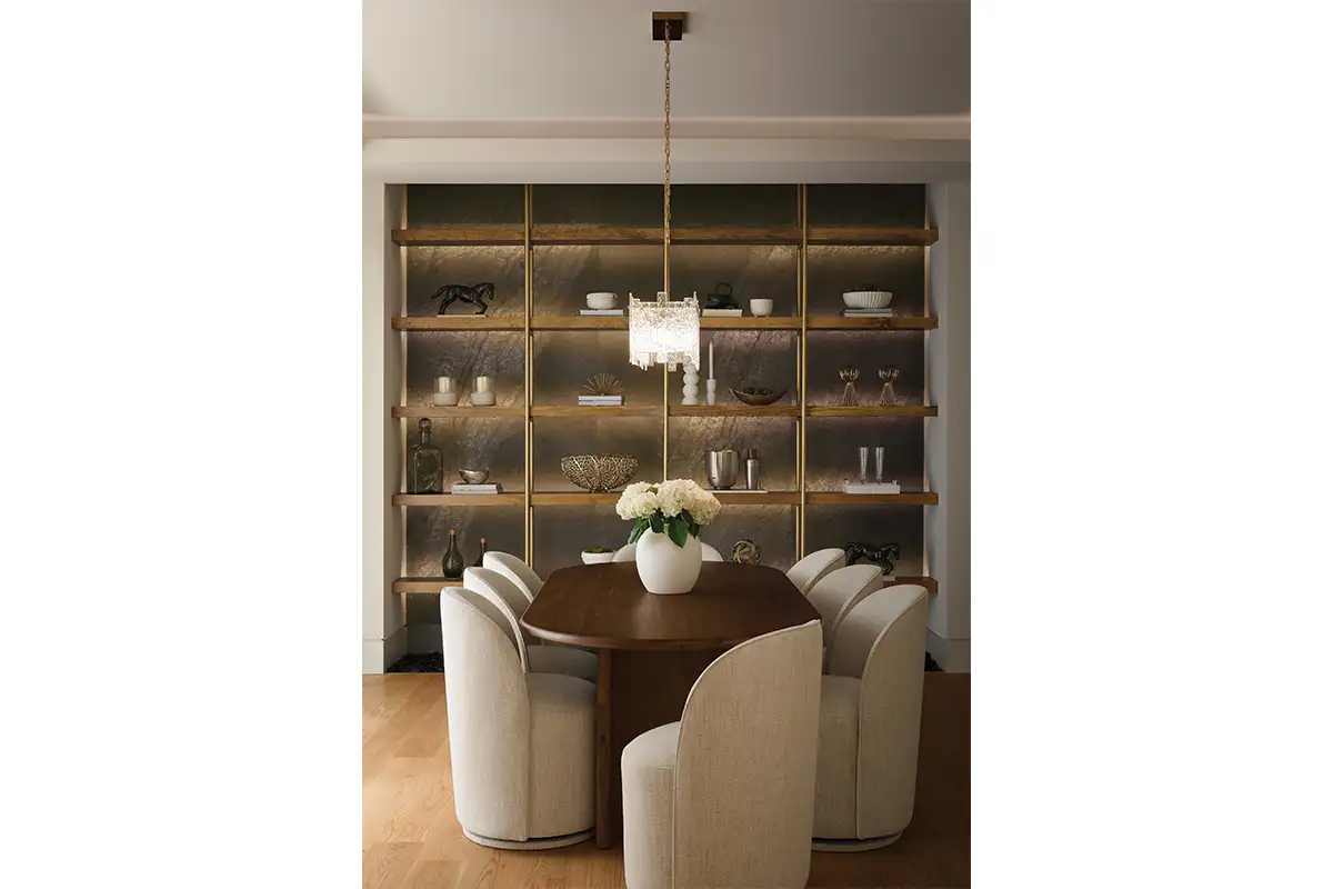 Dining room in Vienna home