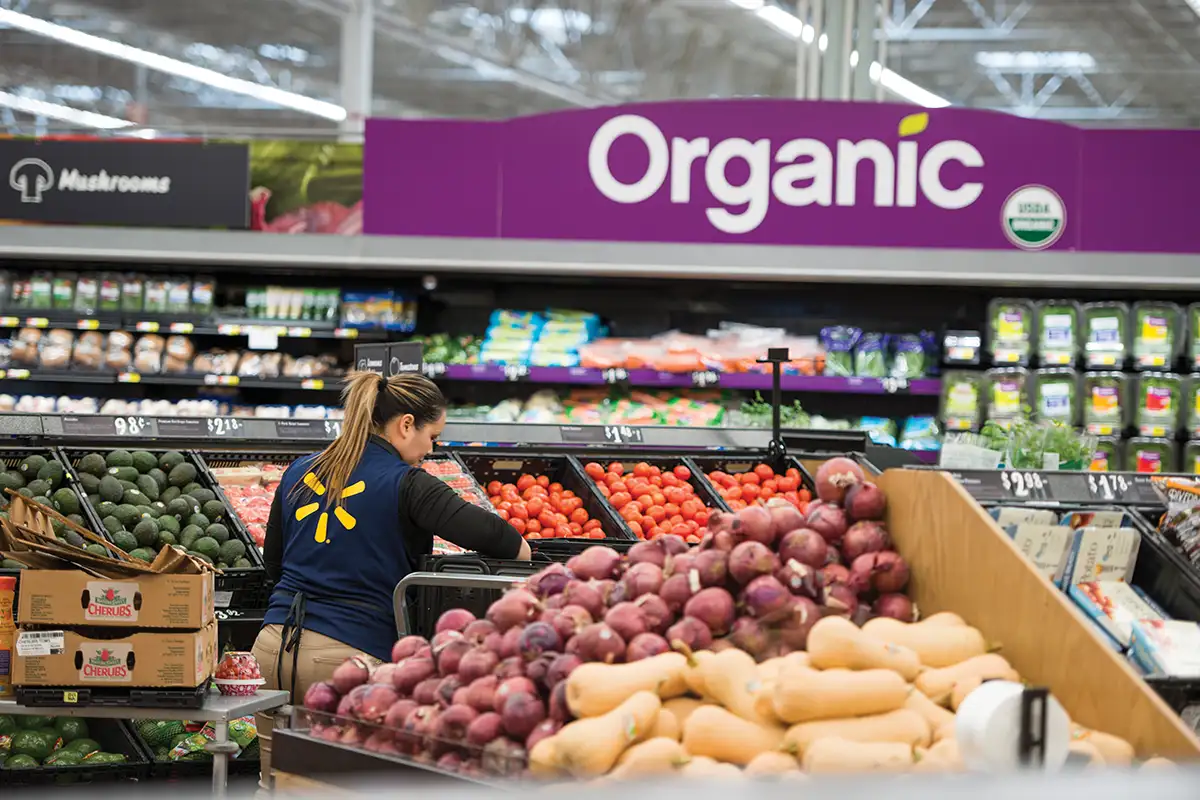 Walmart produce section