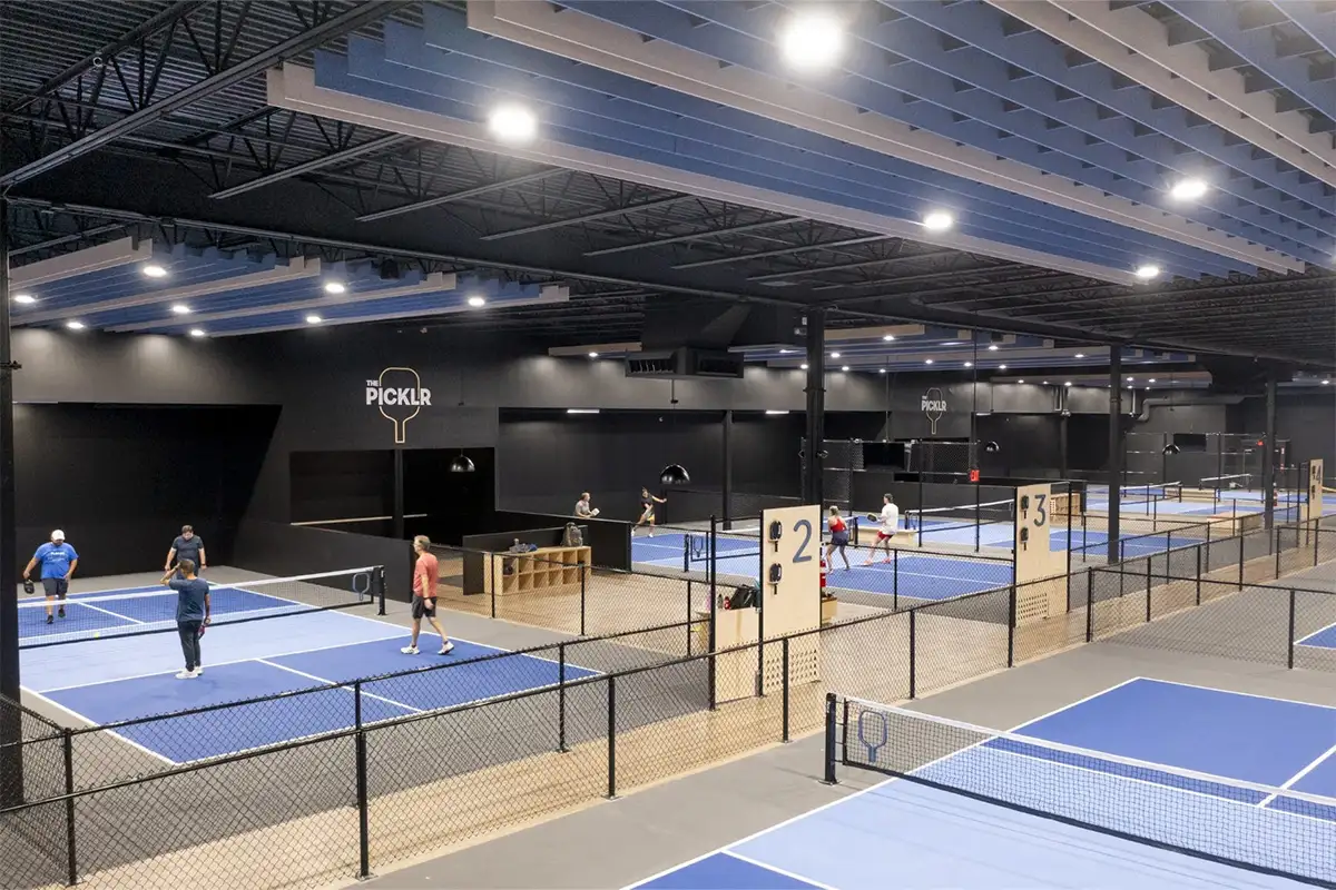 indoor pickleball courts