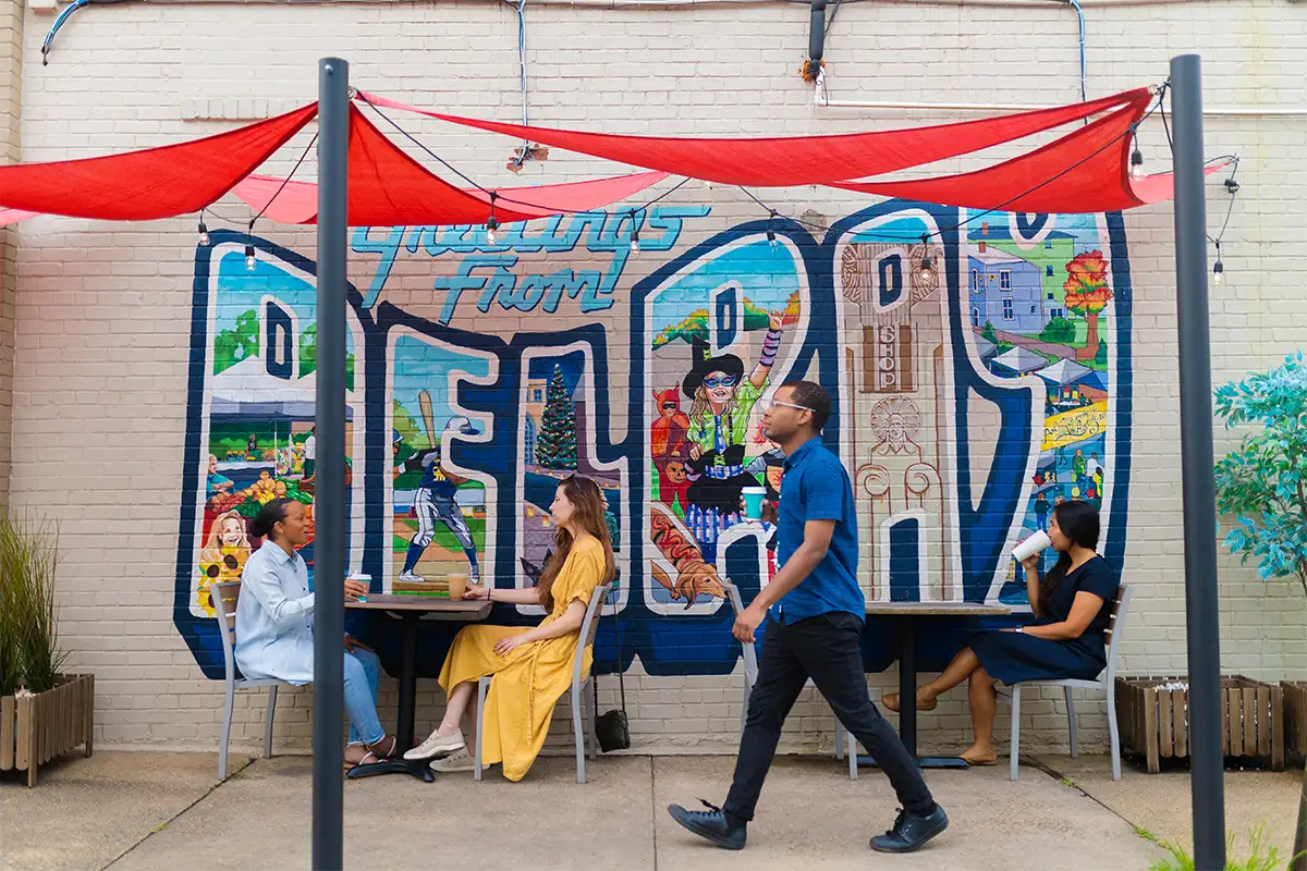 Mural on Del Ray Main Street