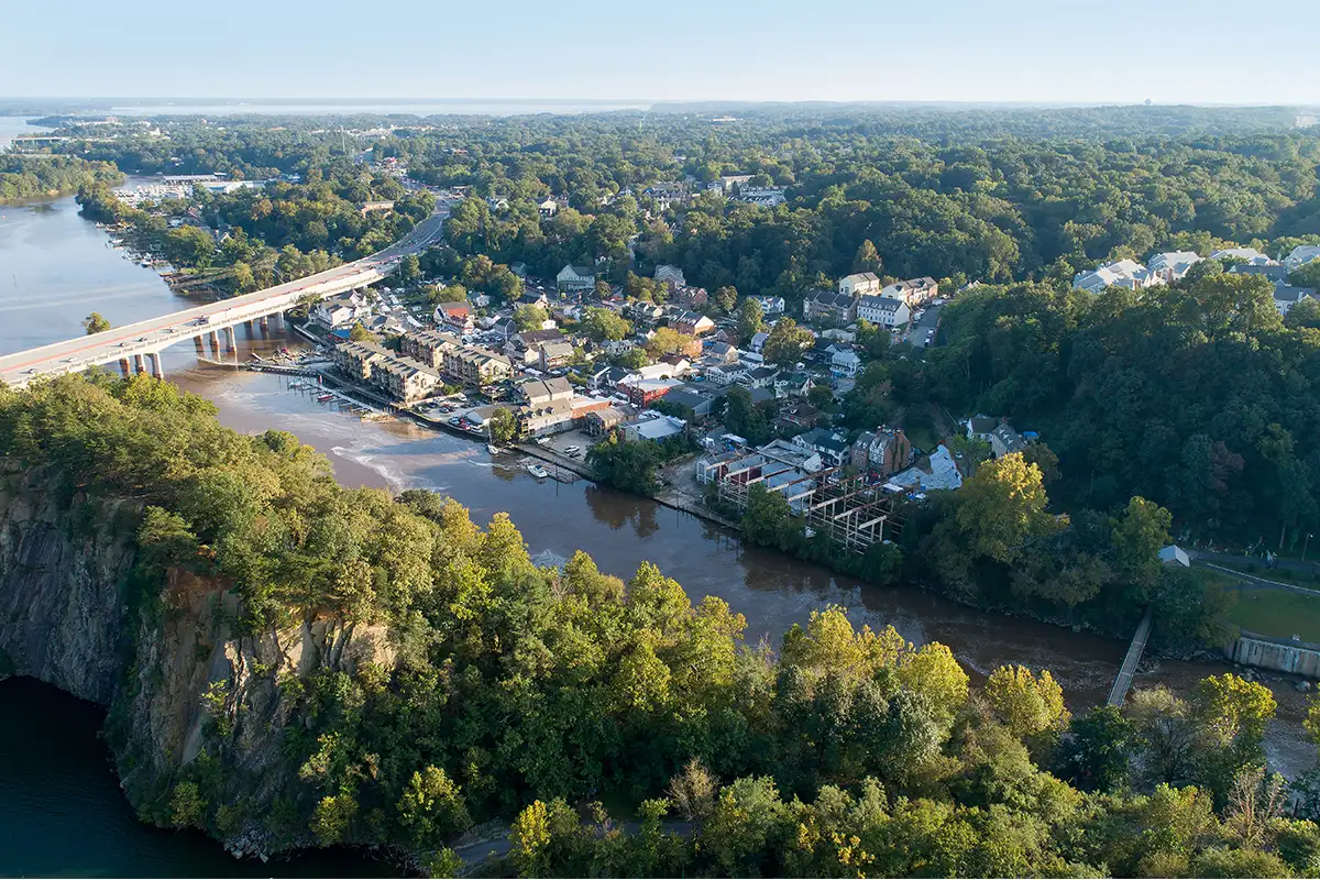 Birds eye view Occoquan
