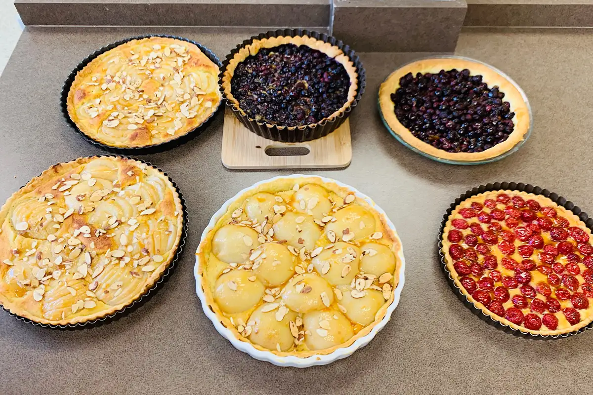 pies baked at a baking class through Courtesy of Fairfax County Public Schools, Adult & Community Education
