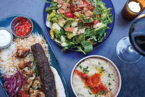 Kebab dinner at Naja