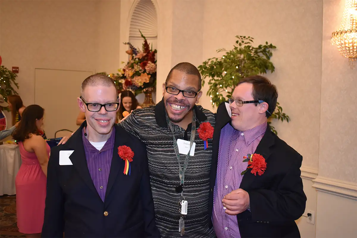 people with disabilities attend a dance sponsored by the Joey Pizzano Memorial Fund