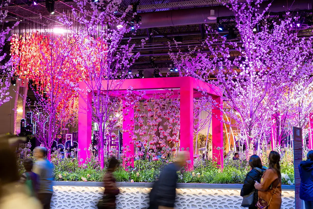 Display at Philadelphia Flower Show