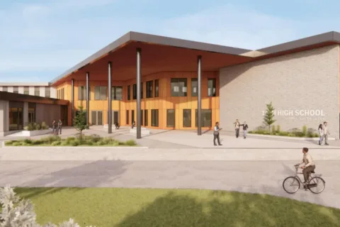 Prince William County high school rendering