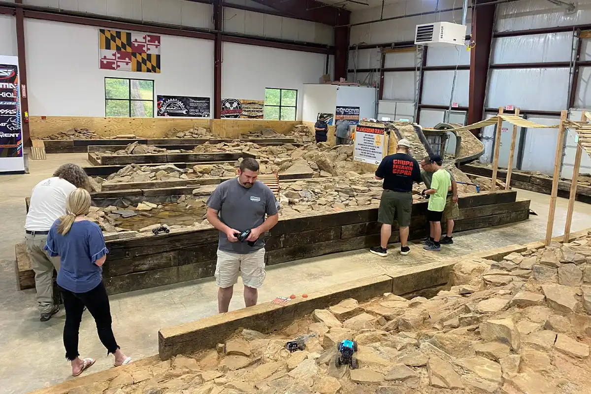r/c rock crawling playground at key city hobby