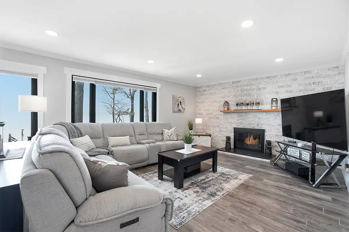 Living room of 6057 River Dr