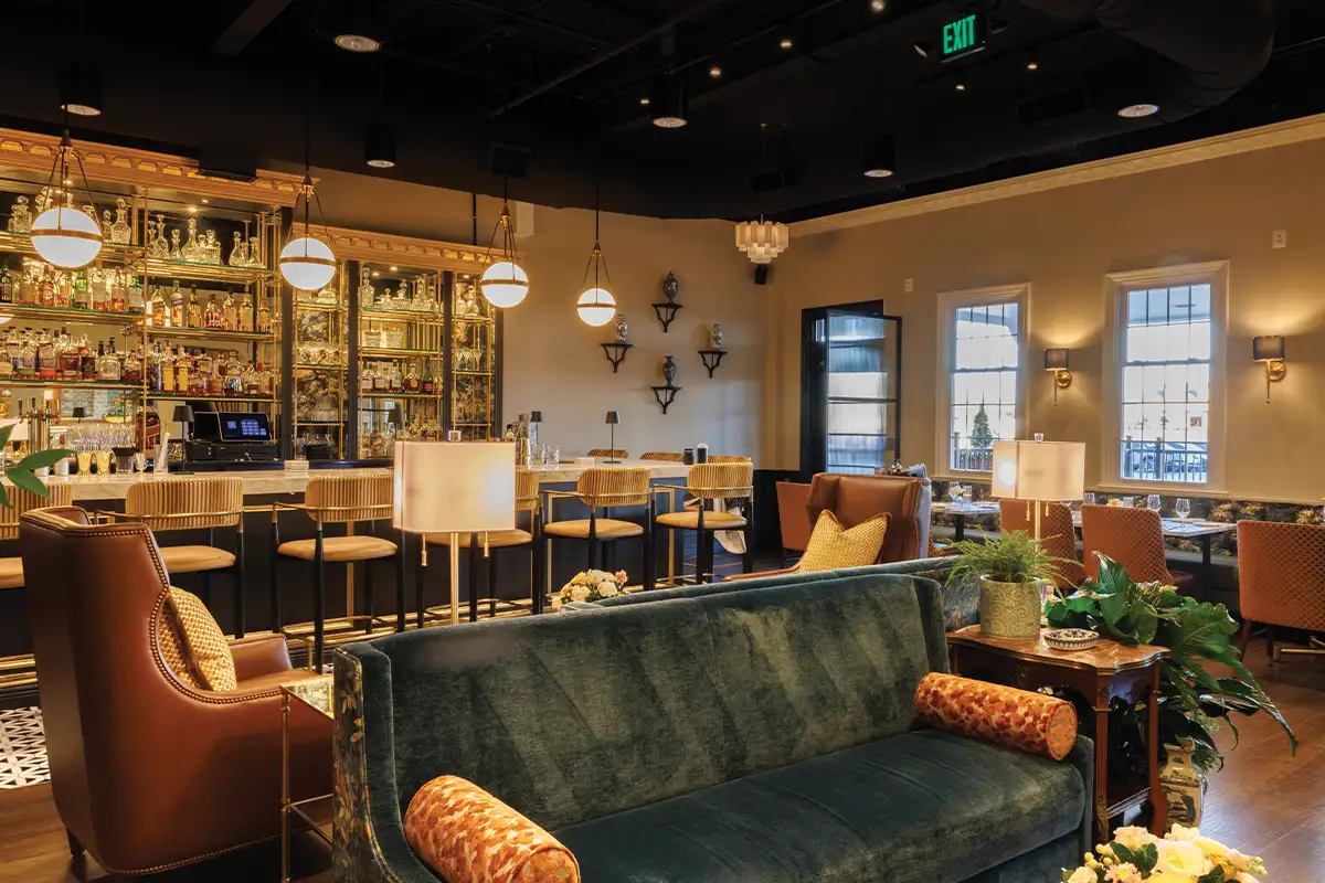 Interior of Bourbon & Fig