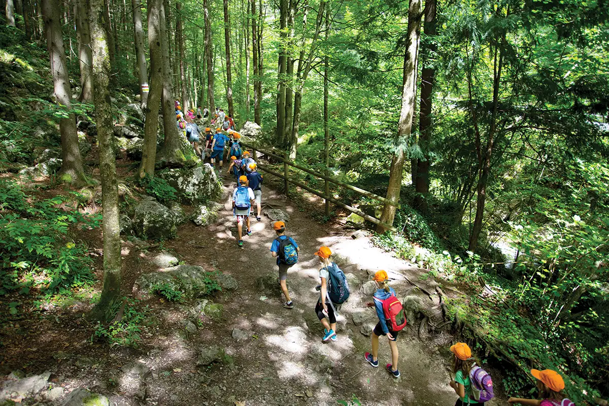 Kids at summer camp