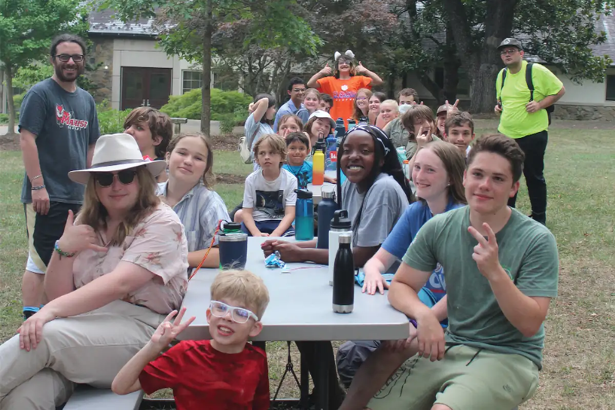 Kids at Camp Brainy Ridge