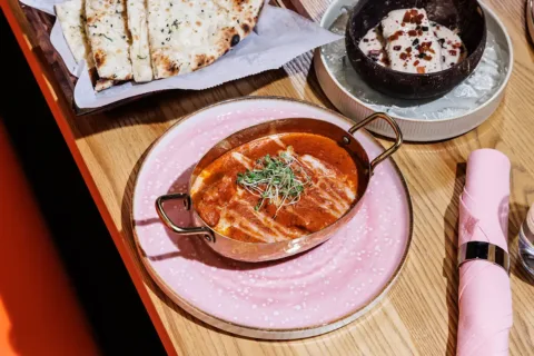 Food at Pink Saffron