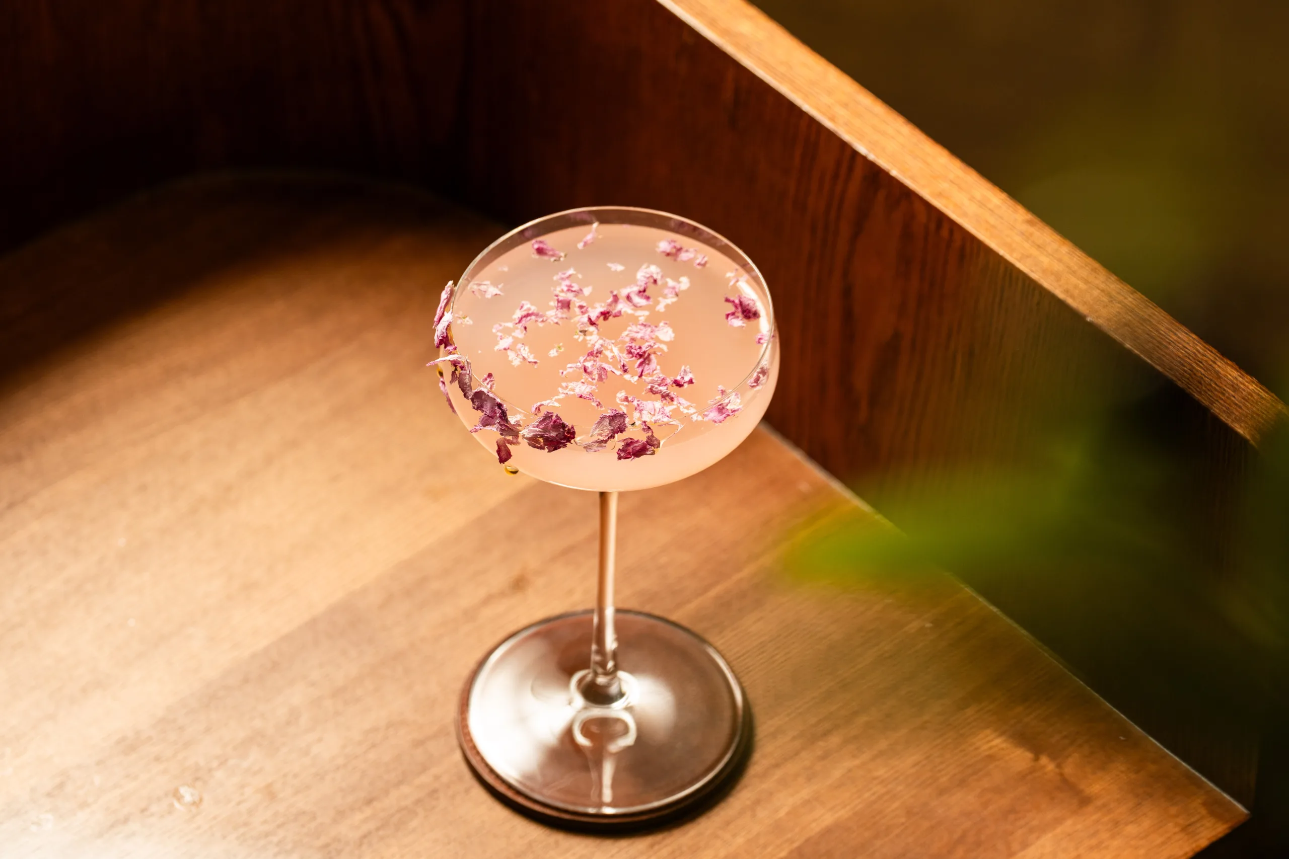 pink kimono cocktail