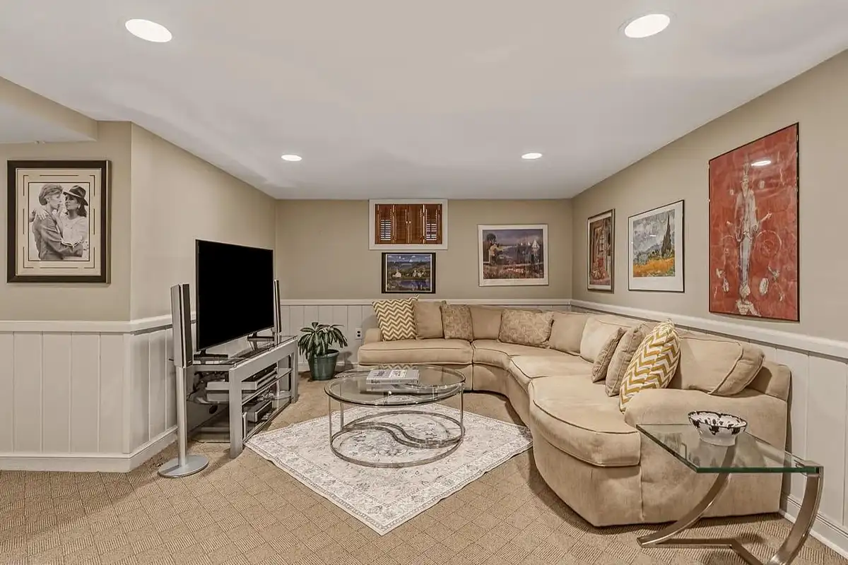 Finished basement