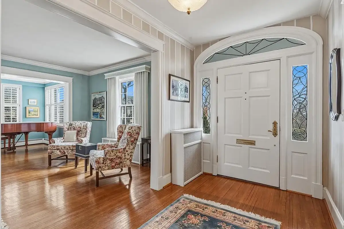 Foyer at Vernon Terrace house